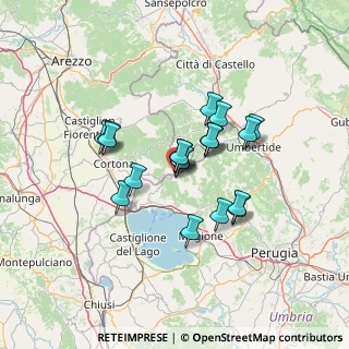 Mappa Via dei Ponti, 52040 Cortona AR, Italia (10.4685)