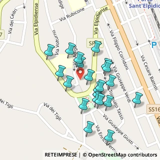 Mappa Via Adige, 63821 Porto Sant'Elpidio FM, Italia (0.1)