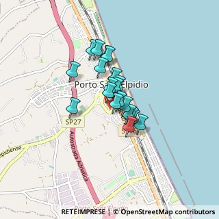 Mappa Via Adige, 63821 Porto Sant'Elpidio FM, Italia (0.5585)