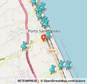 Mappa Via Adige, 63821 Porto Sant'Elpidio FM, Italia (1.12333)