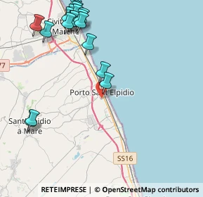 Mappa Via Adige, 63821 Porto Sant'Elpidio FM, Italia (5.524)