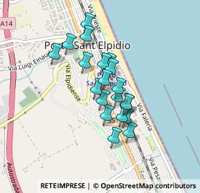 Mappa Via Giuseppe Verdi, 63821 Porto Sant'Elpidio FM, Italia (0.331)