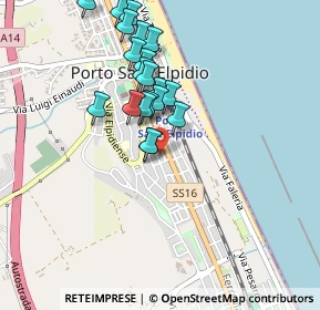 Mappa Via Giuseppe Verdi, 63821 Porto Sant'Elpidio FM, Italia (0.4345)