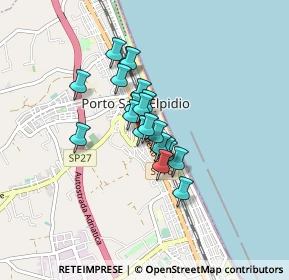 Mappa Via Giuseppe Verdi, 63821 Porto Sant'Elpidio FM, Italia (0.5625)
