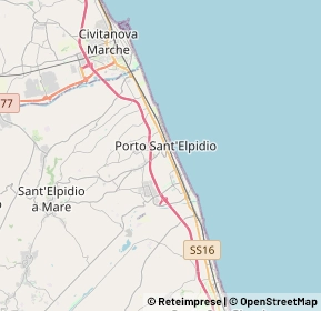 Mappa 63821 Porto Sant Elpidio FM, Italia (2.871)