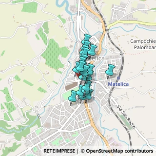 Mappa Via Mattia Beata, 62024 Matelica MC, Italia (0.236)