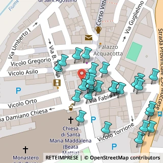 Mappa Via Mattia Beata, 62024 Matelica MC, Italia (0.05172)