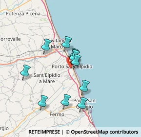 Mappa 63821 Porto Sant'Elpidio FM, Italia (5.80909)