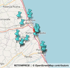 Mappa 63821 Porto Sant'Elpidio FM, Italia (6.228)