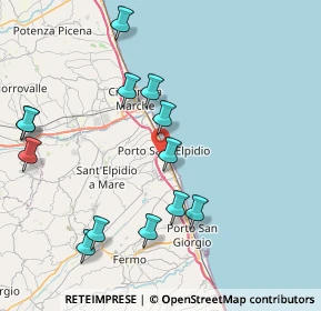 Mappa 63821 Porto Sant'Elpidio FM, Italia (9.13308)
