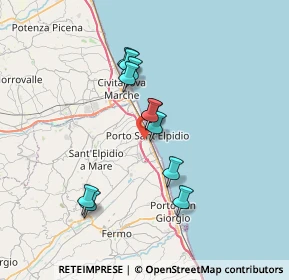 Mappa 63821 Porto Sant'Elpidio FM, Italia (6.01909)