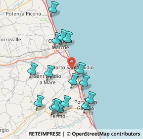 Mappa 63821 Porto Sant'Elpidio FM, Italia (8.26688)