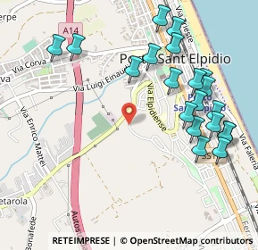 Mappa 63821 Porto Sant'Elpidio FM, Italia (0.594)