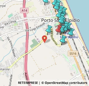 Mappa 63821 Porto Sant'Elpidio FM, Italia (0.553)