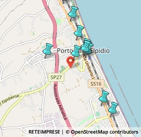 Mappa 63821 Porto Sant'Elpidio FM, Italia (1.01667)