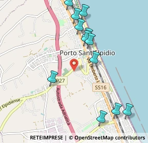 Mappa 63821 Porto Sant'Elpidio FM, Italia (1.17417)