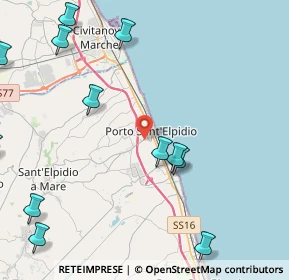 Mappa 63821 Porto Sant'Elpidio FM, Italia (5.98667)