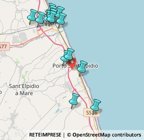 Mappa 63821 Porto Sant'Elpidio FM, Italia (4.66571)