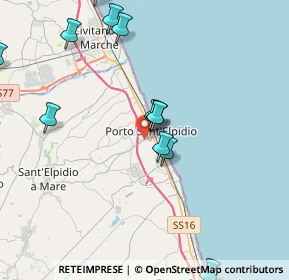 Mappa 63821 Porto Sant'Elpidio FM, Italia (4.585)