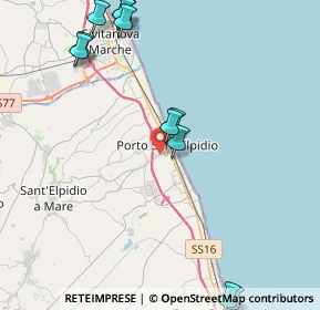 Mappa 63821 Porto Sant'Elpidio FM, Italia (5.27091)