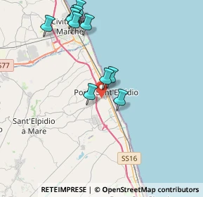 Mappa 63821 Porto Sant'Elpidio FM, Italia (4.22818)