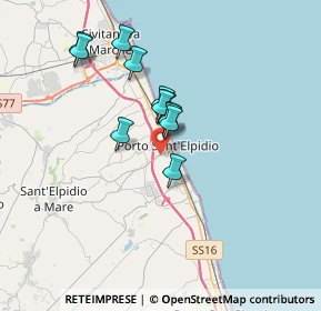 Mappa 63821 Porto Sant'Elpidio FM, Italia (2.7475)
