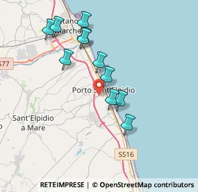 Mappa 63821 Porto Sant'Elpidio FM, Italia (3.54091)