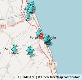 Mappa 63821 Porto Sant'Elpidio FM, Italia (3.51857)