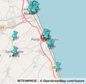Mappa 63821 Porto Sant'Elpidio FM, Italia (4.437)