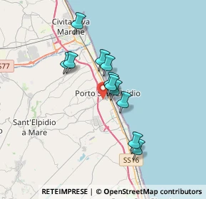 Mappa 63821 Porto Sant'Elpidio FM, Italia (2.72727)