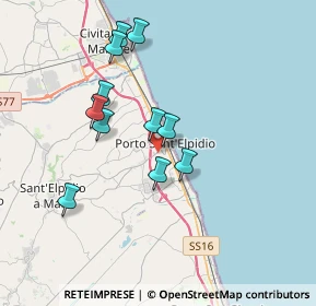 Mappa 63821 Porto Sant'Elpidio FM, Italia (3.35)