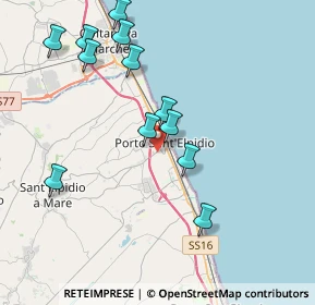 Mappa 63821 Porto Sant'Elpidio FM, Italia (4.17667)