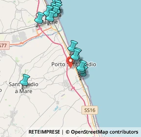 Mappa 63821 Porto Sant'Elpidio FM, Italia (4.36882)