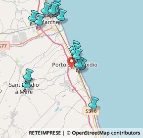 Mappa 63821 Porto Sant'Elpidio FM, Italia (4.32467)