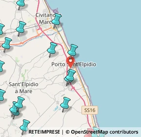 Mappa 63821 Porto Sant'Elpidio FM, Italia (6.945)