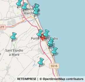 Mappa 63821 Porto Sant'Elpidio FM, Italia (4.1275)