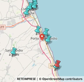 Mappa 63821 Porto Sant'Elpidio FM, Italia (4.91)
