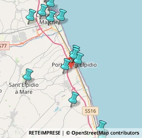Mappa 63821 Porto Sant'Elpidio FM, Italia (5.26133)