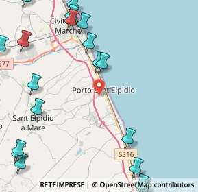 Mappa 63821 Porto Sant'Elpidio FM, Italia (6.664)