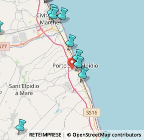 Mappa 63821 Porto Sant'Elpidio FM, Italia (5.51)