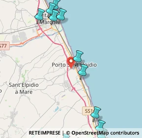 Mappa 63821 Porto Sant'Elpidio FM, Italia (5.90364)