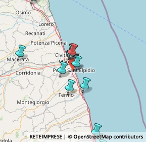 Mappa 63821 Porto Sant'Elpidio FM, Italia (19.56769)