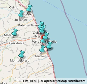 Mappa 63821 Porto Sant'Elpidio FM, Italia (10.93429)