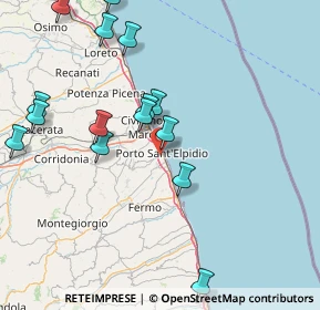 Mappa 63821 Porto Sant'Elpidio FM, Italia (18.52067)