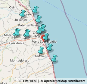 Mappa 63821 Porto Sant'Elpidio FM, Italia (12.376)