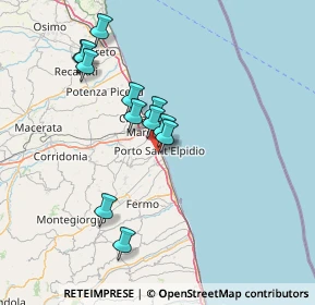 Mappa 63821 Porto Sant'Elpidio FM, Italia (13.34917)