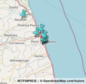 Mappa 63821 Porto Sant'Elpidio FM, Italia (23.14571)