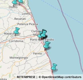 Mappa 63821 Porto Sant'Elpidio FM, Italia (12.34857)