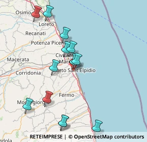 Mappa 63821 Porto Sant'Elpidio FM, Italia (17.18538)