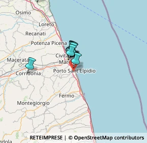 Mappa 63821 Porto Sant'Elpidio FM, Italia (9.50818)